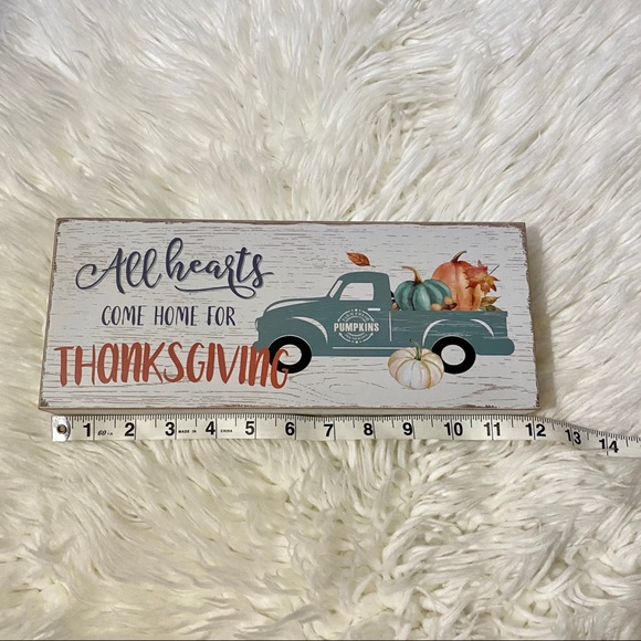 Pier 1 Other - Hearts Come Home for Thanksgiving Sign